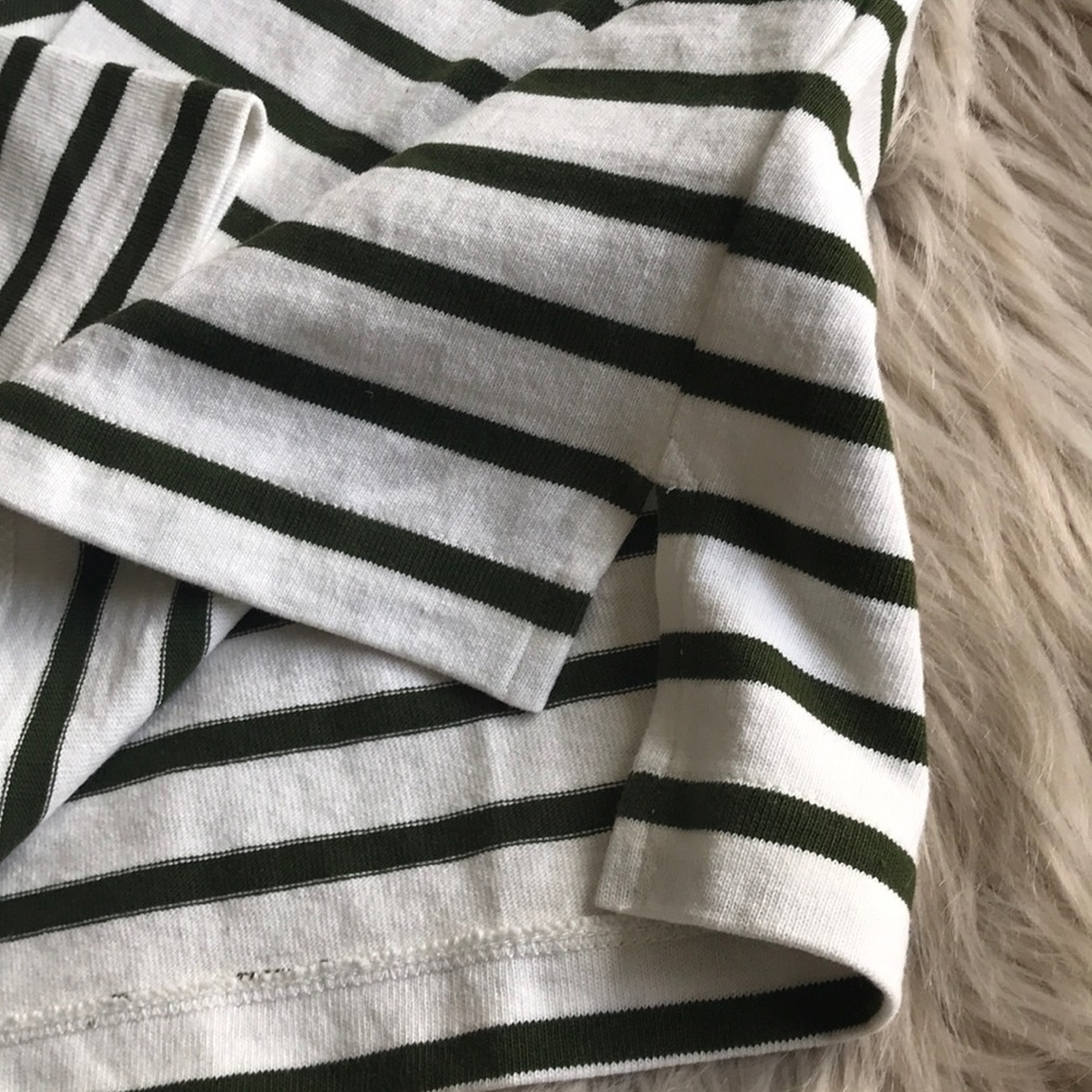 J. Crew Striped Mock Turtleneck - Picture 3 of 5